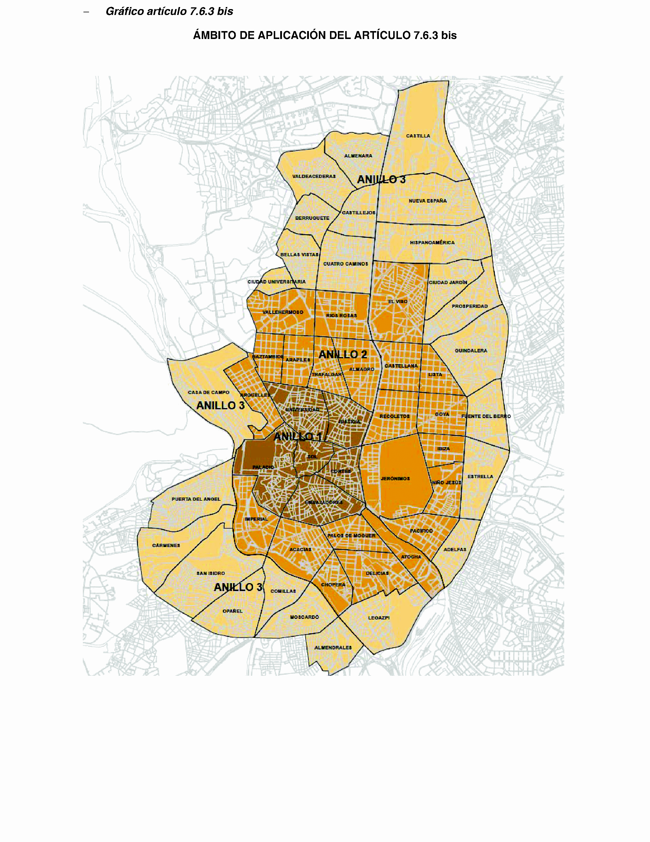 Imagen del artículo Madrid. Urbanismo. Área de Gobierno de Urbanismo, Medio Ambiente y Movilidad. Modificación normas urbanísticas