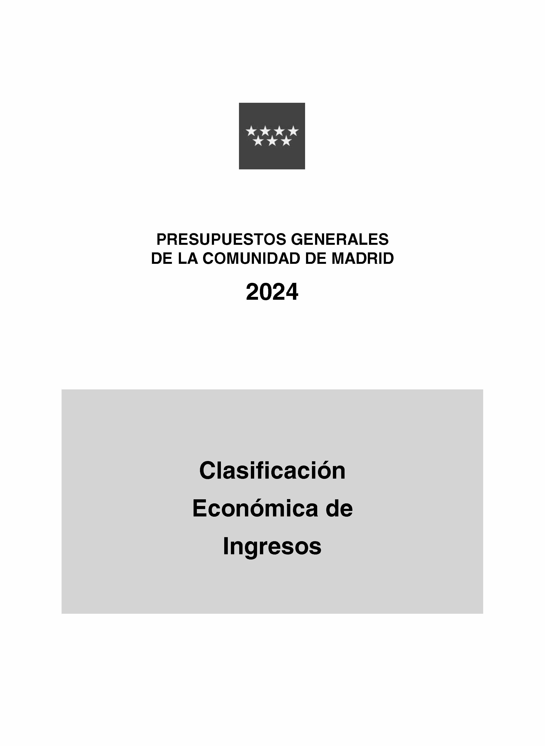 Imagen del artículo LEY 15/2023, de 27 de diciembre, de Presupuestos Generales de la Comunidad de Madrid para el año 2024.