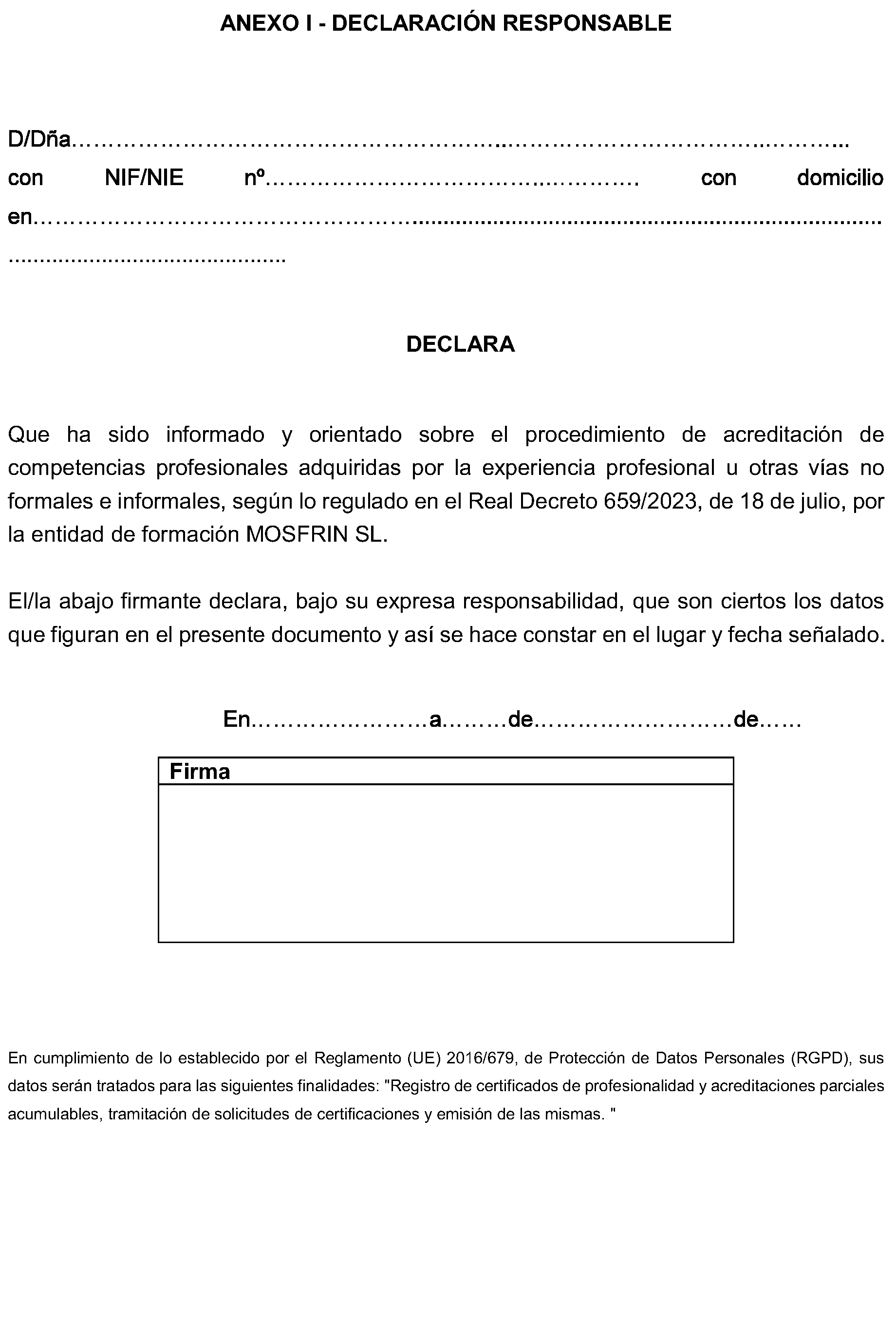 Imagen del artículo CONVENIO de colaboración de 20 de diciembre de 2023, entre la Comunidad de Madrid, a través de la Consejería de Economía, Hacienda y Empleo, y la entidad de formación Mosfrin, S. L., para la información, orientación y apoyo en la inscripción en el procedimiento de acreditación de competencias profesionales adquiridas a través de la experiencia laboral u otras vías no formales e informales en el ámbito de la Comunidad de Madrid en el marco del componente 20 Plan Estratégico de Impulso de la Formación Profesional, del Plan de Recuperación, Transformación y Resiliencia, financiado por la Unión Europea-NextGenerationEU.