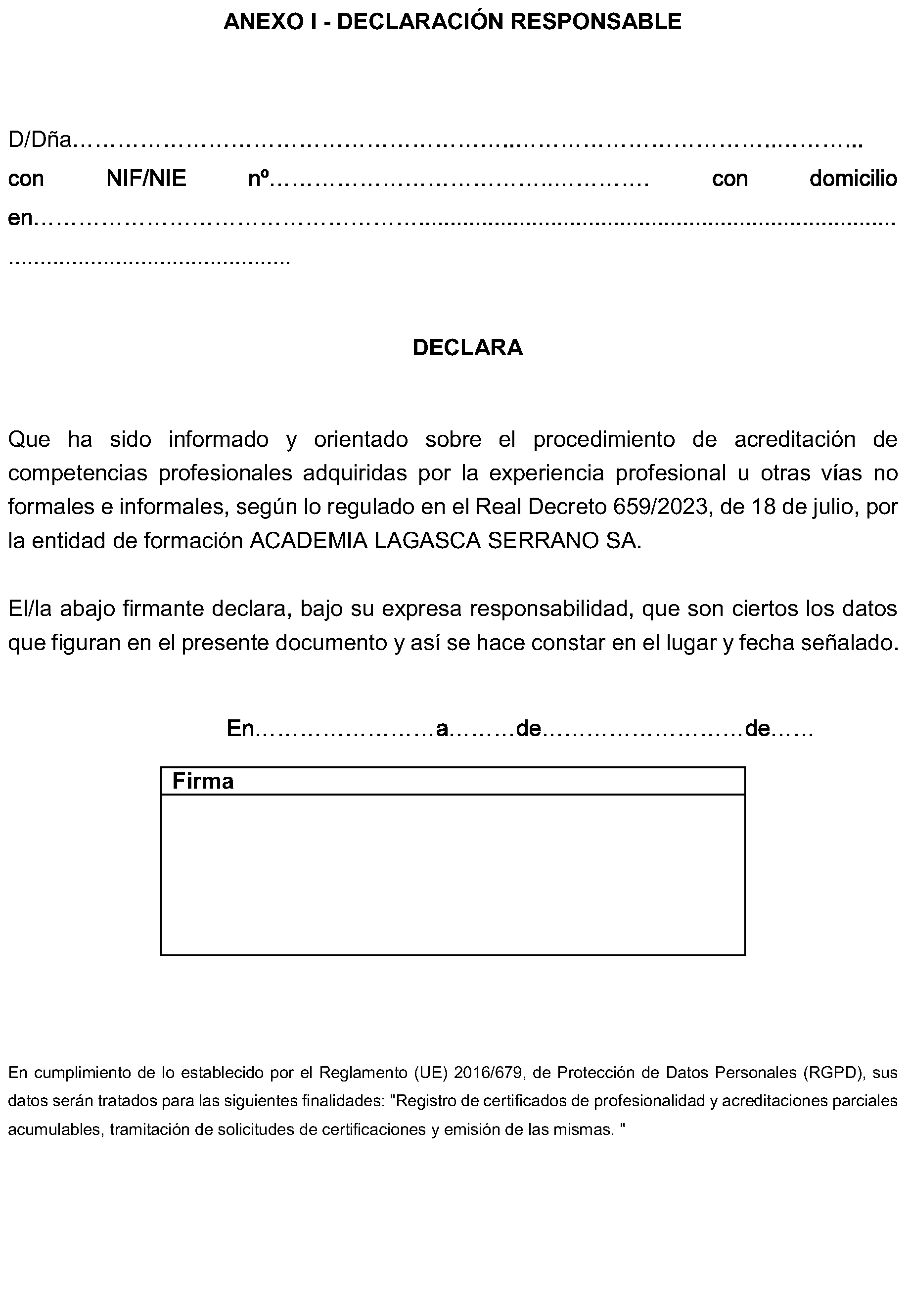 Imagen del artículo CONVENIO de colaboración de 16 de diciembre de 2023, entre la Comunidad de Madrid, a través de la Consejería de Economía, Hacienda y Empleo, y la entidad de formación Academia Lagasca Serrano, S. A., para la información, orientación y apoyo en la inscripción en el procedimiento de acreditación de competencias profesionales, adquiridas a través de la experiencia laboral u otras vías no formales e informales en el ámbito de la Comunidad de Madrid, en el marco del componente 20 Plan Estratégico de Impulso de la Formación Profesional, del Plan de Recuperación, Transformación y Resiliencia, financiado por la Unión Europea-Next Generation EU.