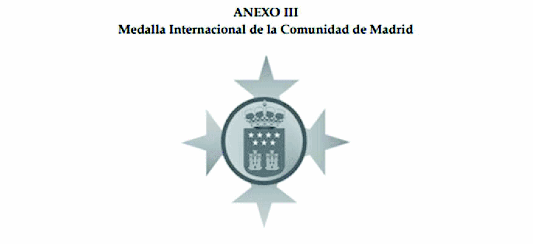 Imagen del artículo Ley 2/2024, de 22 de abril, por la que se regulan las Distinciones Honoríficas de la Comunidad de Madrid.